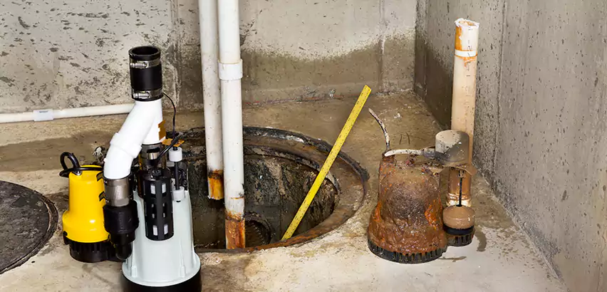 Installing Sump Pump in Finished Basement in San Jacinto, CA